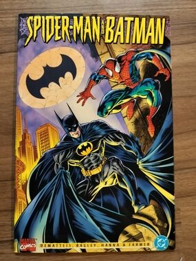 Marvel Spider-Man and Batman Wall Art - Yellow, Black, Blue